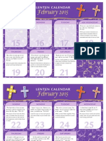 HFC Lenten Calendar 2015