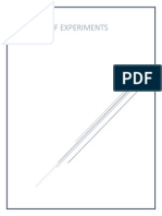 Statistics - Design of Experiments