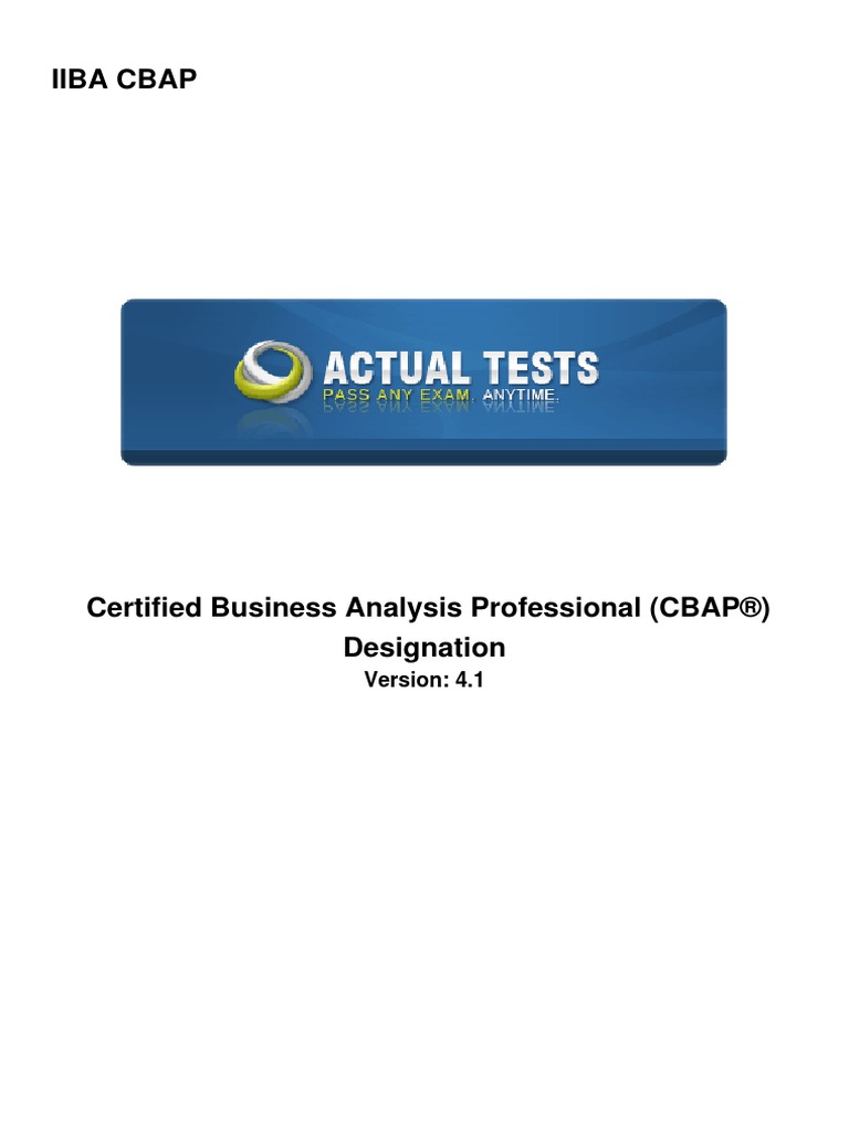 CBAP Exam Fragen | Maxtic