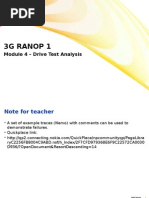 Drive Test Analysis