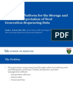 VarBase: A Platform For The Storage and Clinical Interpretation of Next Generation Sequencing Data