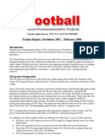 The First Report of Football Between Communities Report 2007-2008