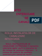 Canalizari-Instalatii Interioare