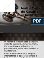 Inalta Curte de Casatie Si Justitie