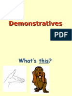 Demonstrative s