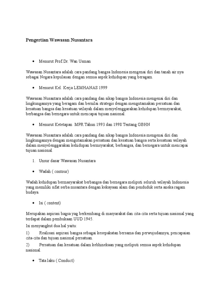 Wawasan Nusantara Pdf