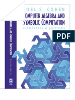 Computer Algebra and Symbolic Computation Elementary Algorithms