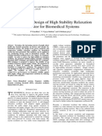 Analysis and Design of High Stability Relaxation Oscillator For Biomedical Systems