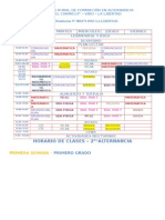 Segunda Alternancia Horario