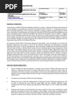 JD Enterprise and Client Applications Services Manager