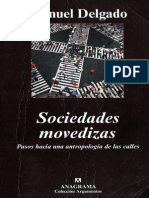 [Delgado, Manuel][ Sociedades Movedizas][Antropología-Sociología-Ensayo][PDF]
