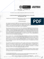 Resolucion 000130 de 2014- Modificación de Fechas Examenes