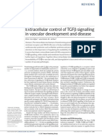 Extracellular Control of TGF Signalling in Vascular Development and Disease