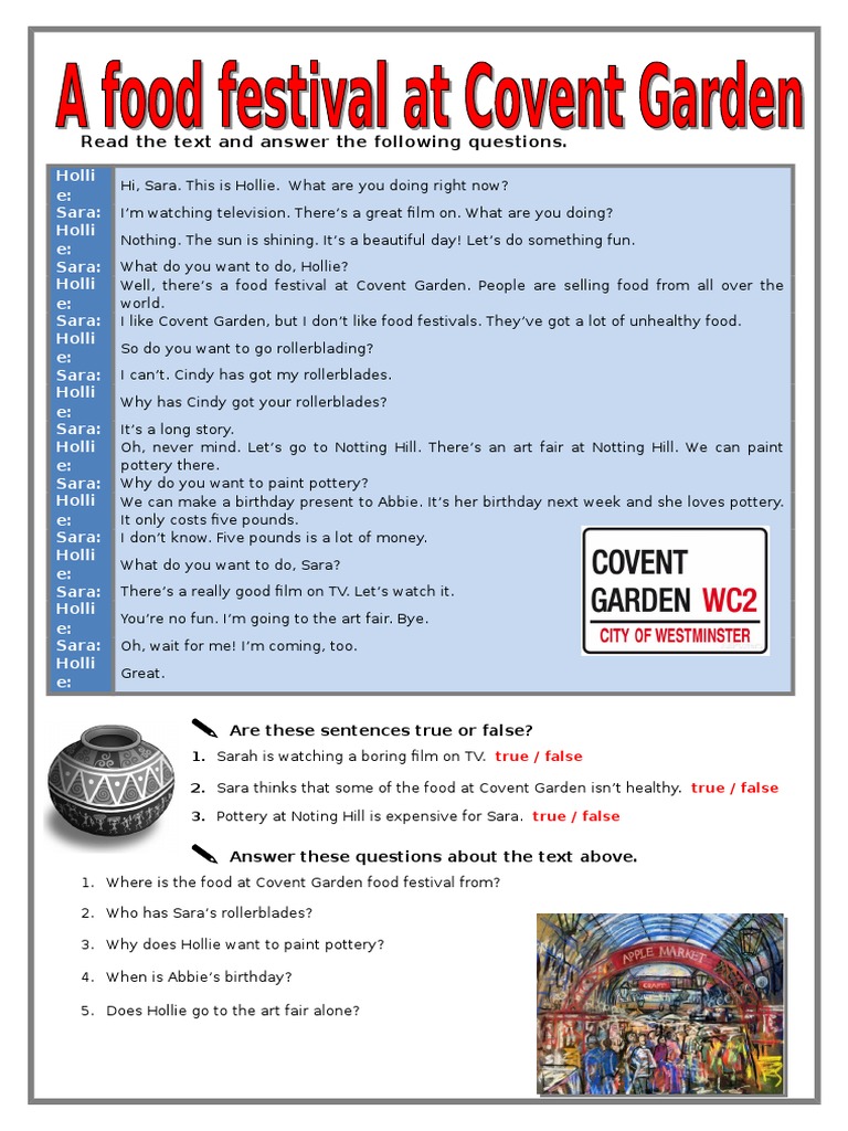 Conversation About Weekend Plans | PDF | Art