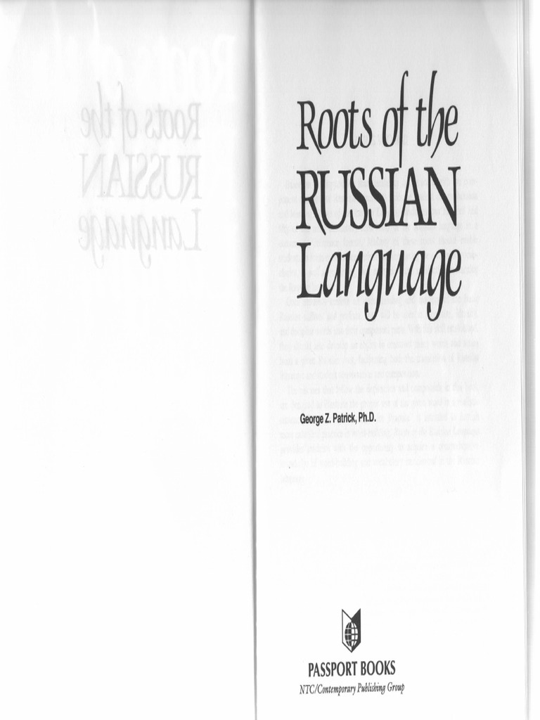60.roots of The Russian Language | PDF