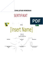 Kader Remaja Sertifikat