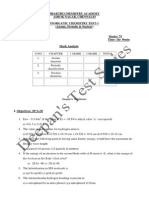 Inorganic Chem Test 1