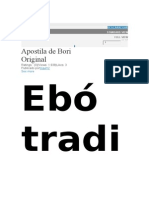 Ebó Tradi: Apostila de Bori Original