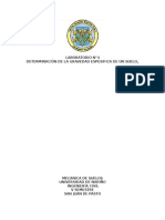 Determinación de La Gravedad Específica de Un Suelo