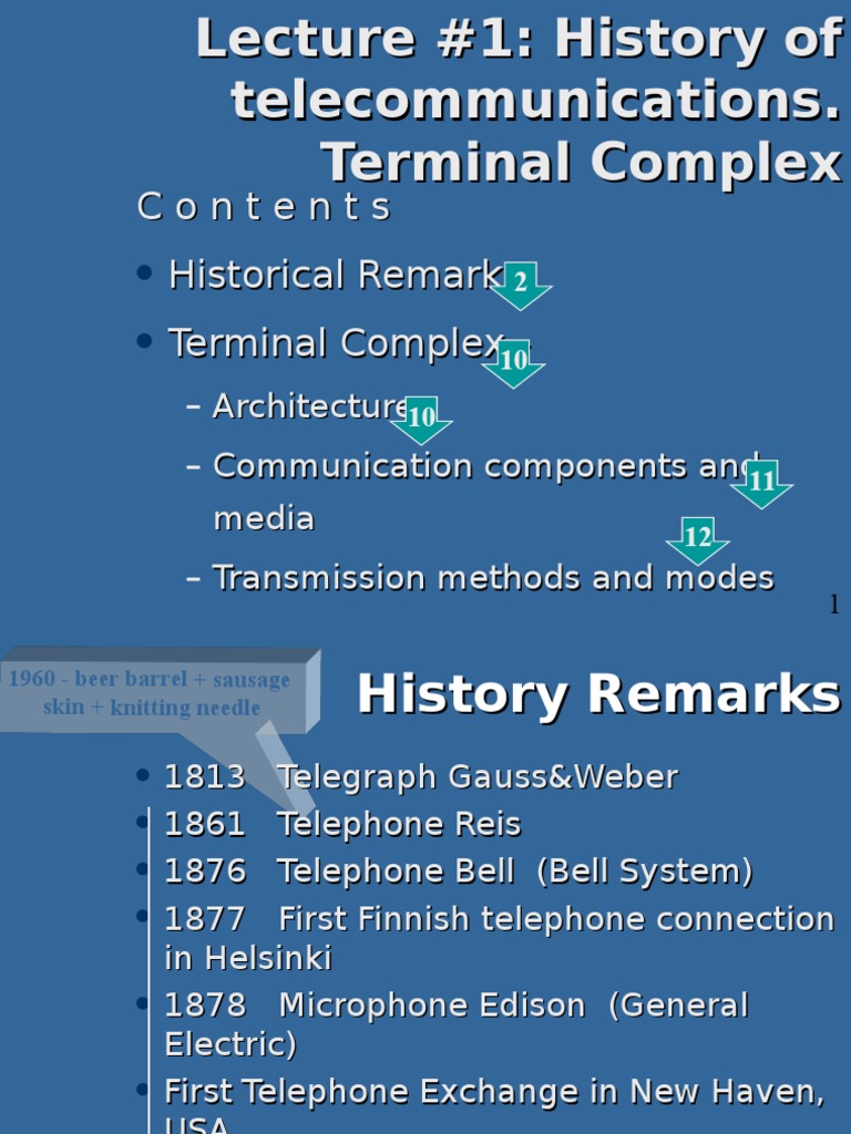 History of Terminal Complex PDF