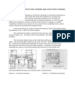 Difference of Architecture Drawing and Structural Drawing