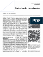 Distortion During Heat Treatments