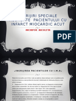Ingrijiri Speciale Acordate Pacientului Cu Infarct Miocardic Acut