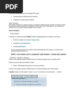 SAP MM-Split Valuation