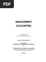 Management accounting assignment scdl