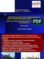 Patologia da sovraccarico biomeccanico in agente motociclista della Polizia Municipale