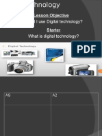 How Did I Use Digital Technology?: Lesson Objective
