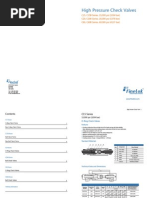 High Pressure Check Valves 150119