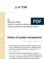 History of Tqm