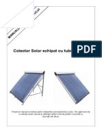 Manual Colector Solar Tub Vidat HELIS