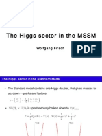 Higgs Sector in the MSSM (2010) - Frisch