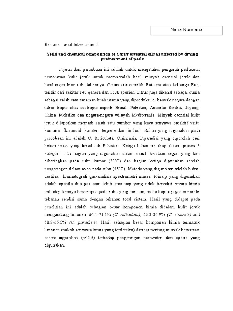 Contoh Resume Jurnal Internasional Tugas Sekolah