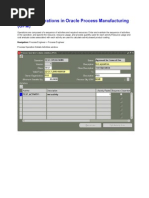 Defining Operations in Oracle Process Manufacturing