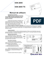 AURATRON 2005 - TX Man. Utilizare