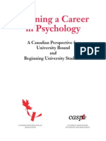Career Guide Psychology