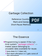 Garbage Collection: Reference Counting Mark-and-Sweep Short-Pause Methods