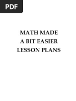 Download Math Made a Bit Easier Lesson Plans A Guide for Tutors Parents and Homeschoolers by Larry Zafran SN26492006 doc pdf