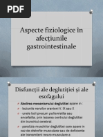 Aspecte Fiziologice În Afecțiunile Gastrointestinale