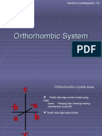 Ch 10 Systim Orthorhombic