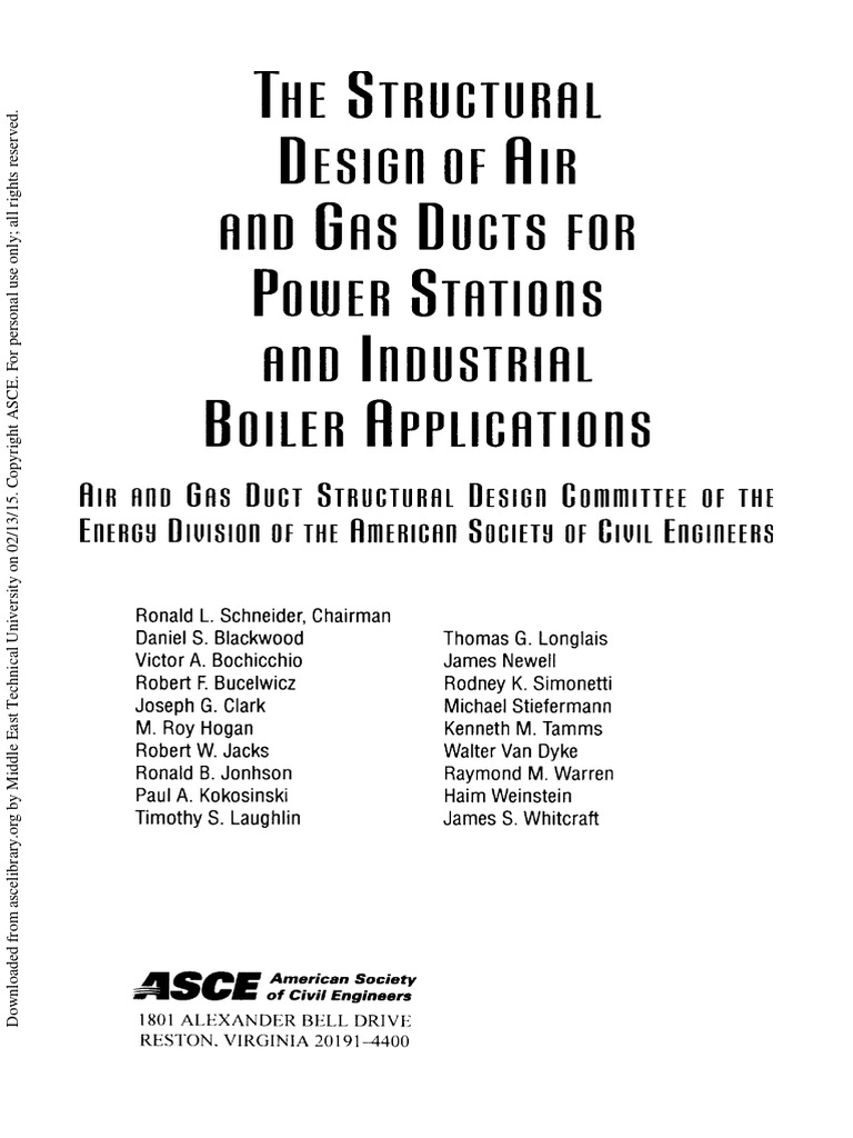 The Structural Design of Air and Gas Ducts For Power Stations and ...