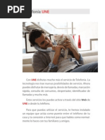 Telefonía UNE