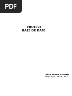 Baza de Date | PDF