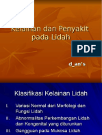 Kelainan Dan Penyakit Pada Lidah