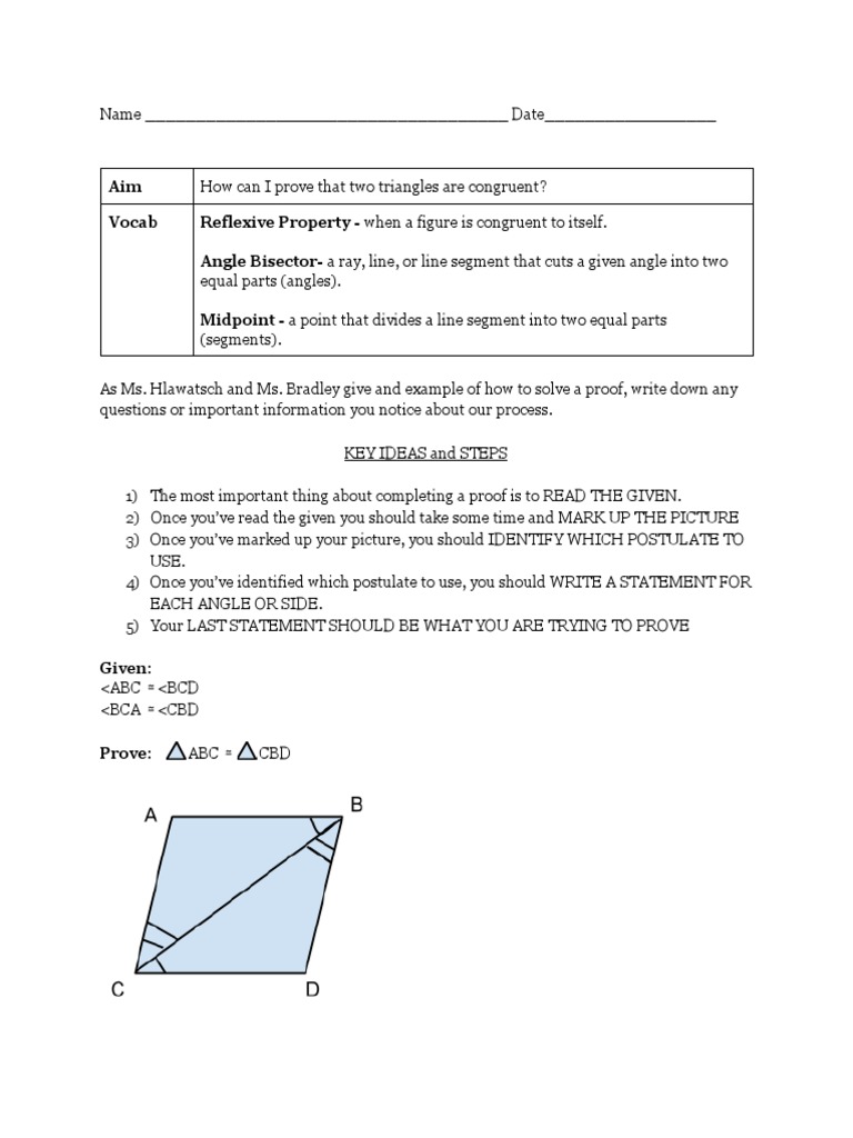 Guidednotesmay12015 Geometryict | PDF | Art