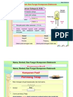 Nama, Simbol Dan Fungsi Komponen Elektronik