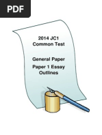 General Paper Essay Examples Notes | PDF | Cost Of Living
